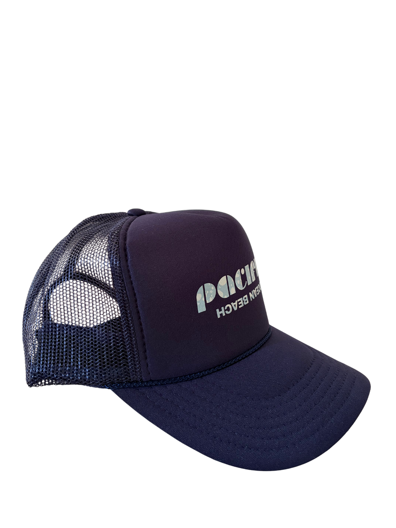 Pacific Ocean Beach Trucker Hat